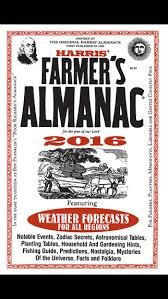 Single Issue Magazine Harris Farmer's Almanac 2016 (Weather Forecasts For All Regions) Book