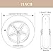 2 Pcs Front Wheel Wheelchair Replacement, 5/16