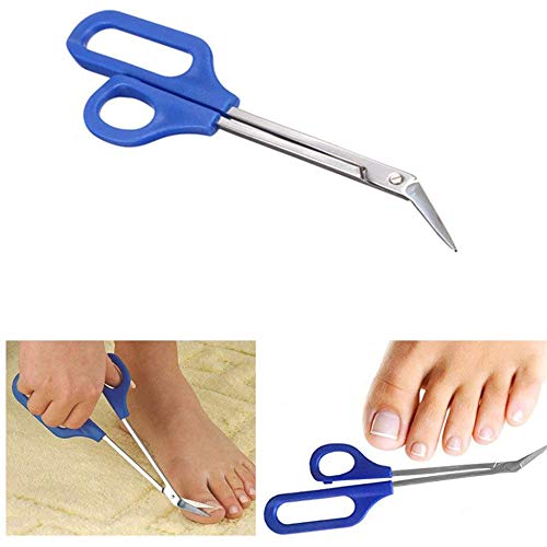 Long Handled Toenail Scissor Unique Perfect Ergonomic For Thick Toe Nails Set Men Women