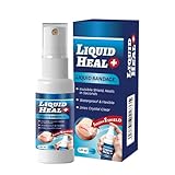 Flüssige Bandage für die Haut, Wundreinigungsspray, 10,4 x 3,6 x 3,6 cm, selbstklebende Kompresse, sanfte Mischung mit fester Stabilität, Gesundheitshilfe, medizinisches Zubehör für Knie, kleine