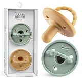 Baby Soother Pacifiers - Silicone Pacifier for Boys/Girls - Newborn Pacifiers Set of 2 - Newborn Bab