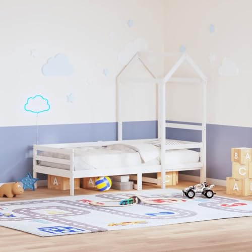 Techo de cama de madera para niños para solucionar la transición de cuna 2