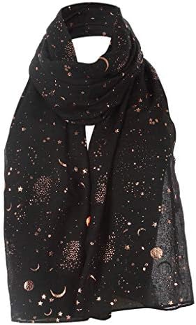 Clode Women Scarf Women Fashion Printed Silk Scarves Cat Shawl Scarf Foil Travel Wrap Scarf Fashion Gifts for Women