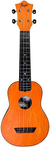 Flight, 4-String Travel Series Soprano Ukulele, Orange (TUS-35OR), Full size - Image 3