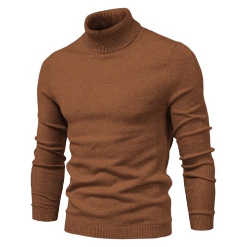 Muscularfit Men Heavy Turtleneck Sweaters Slim Fit Fashion Pullover Sweater Long Sleeve Knitted Sweaters Casual Fall Knitwear3