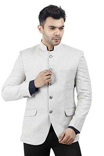 Image of WINTAGE Mens Tweed Wool Bandhgala