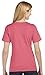 BELLA+CANVAS Women's Relaxed Jersey Short Sleeve V-Neck Tee. BC6405 L Black