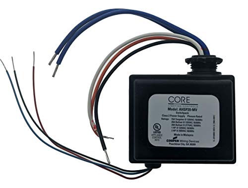 Cooper Wiring Devices Occupancy Motion Sensor Switchpack 120/277V AHSP20-MV
