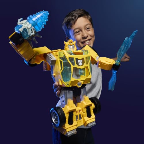 Transformers Toys CYBERWORLD Bumblebee Power Spark Energon Surge, Lights and Sounds, 6+ - image 5