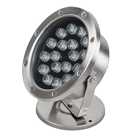 ALGXYQ LED Fontän Ljus Säker Lågspänning Undervattens Dekorativa Lampor Vattentät IP68 Dekorativ Belysning för Fontäner och Pooler (Color : 3W, Size : White light)