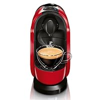 Tchibo Cafissimo „Pure“ Kaffeemaschine Kapselmaschine für Caffè Crema, Espresso und Kaffee, Rot – Ansicht 2