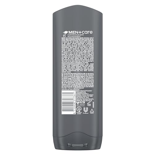 Dove, Dove Men+Care Duschgel für Herren, 3-in-1, feuchtigkeitsspendend, für Körper, Gesicht und Haare, mit Mikro-Moisture-Technologie, spendet 24 Stunden Feuchtigkeit, 6 Stück à 250 ml