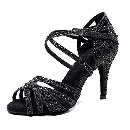 Sandales danse strass pour salle de bal et soirées salsa