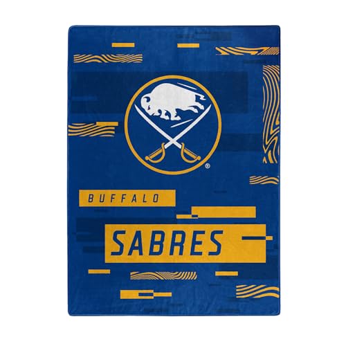 Couverture NHL Sabres Raschel 60 x 80 Digitize, le cadeau parfait pour fan de hockey sur glace