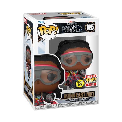 Funko Pop! & Tee: Black Panther Wakanda Forever, Ironheart MK1, Glow In the Dark, Medium, T-Shirt - Image 3