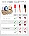 TUOFENG 20awg Wire Flexible Stranded Wire,20 Gauge Wire Tinned Copper Silicone Rubber Insulated (6 Different Colored 23ft / 7m Each) 20awg Silicone Wires