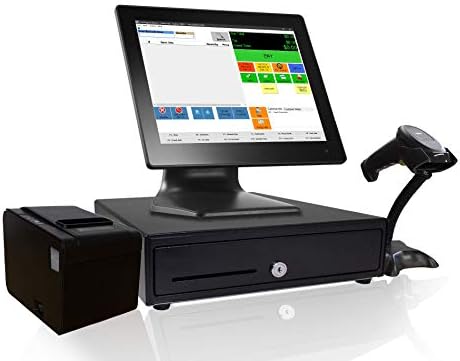 Retail Point of Sale System - Includes Touchscreen PC, POS Software (CRE Monthly), Receipt Printer, Barcode Scanner, and Cash Register Drawer
