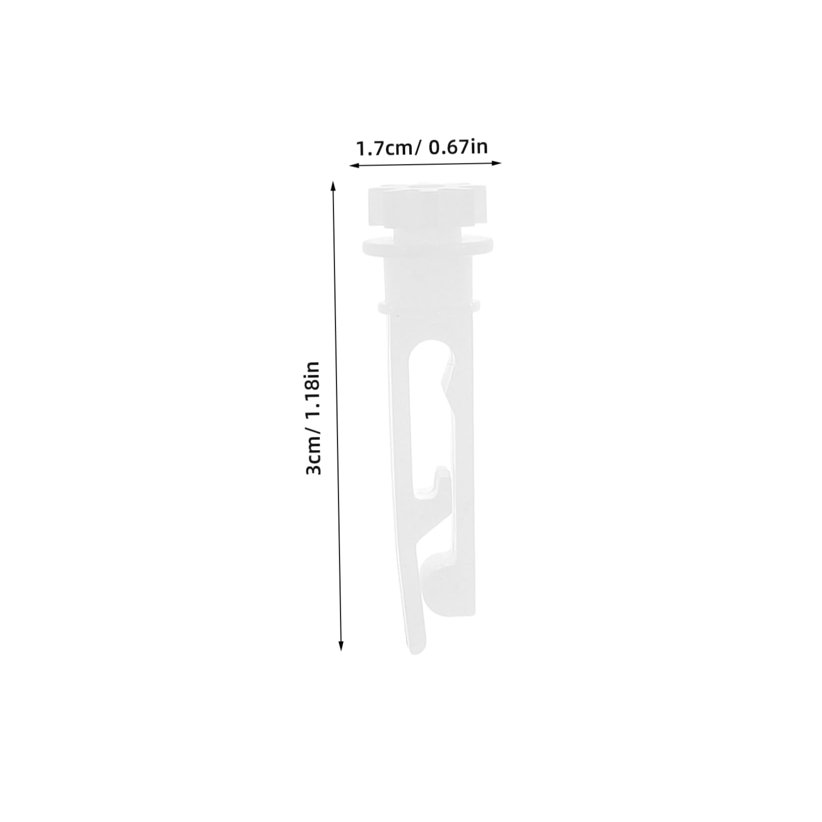 DECHOUS 1set Vertical Blind Repair Stems Kit Replacement Parts for Vertical Blinds Plastic Gear Components for Easy Installation and Repair Compatible Various Models