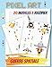 Pixel art guerre spatiale: Livre coloriage pour enfants à partir de 5 ans et adultes, Coloriage anti-stress | Idée cadeau
