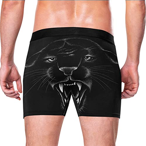 Bóxer para hombre Vnurnrn con estampado de leopardo y pantera en pack de 2 3