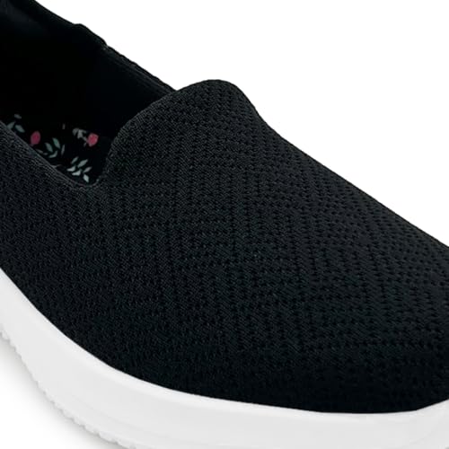 Image of KazarMax Easy On Women's Breathable Mesh Slip-On Loafers | Quick-Dry Casual Sneakers with No-Hands Design | Lightweight Anti-Skid Sole