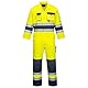 Portwest TX55 Herren Nantes Hi-Vis Reflektierende Overall-Arbeitsoveralls Sicherheitsklasse 3 Gelb/Navy, L