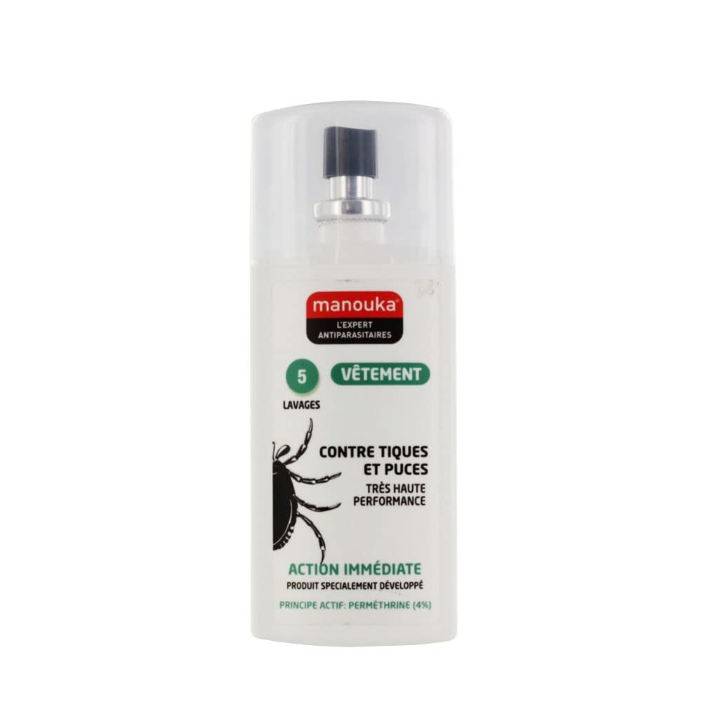 Manouka Spray Vêtements Anti-tiques et puces 75ml
