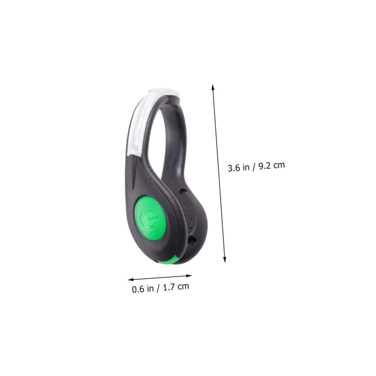 YARNOW 6 Pz Light Lux Clip per Indumenti Zaino Borsone Collare Cane Lo Zaino Luce Ricaricabile USB Luce di Allarme a LED Gli Sport luci di Marcia Luce di Marcia Notturna Scarpe Luminose