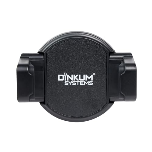 White FlexiMount Phone Mount Kit 12" Flexible Arm Right Angle 1/4-20 3/8 Adapter Dual Cold Shoe Mobile Content Creation Dinkum Systems Matthews (Dinkum Phone Mount Black)