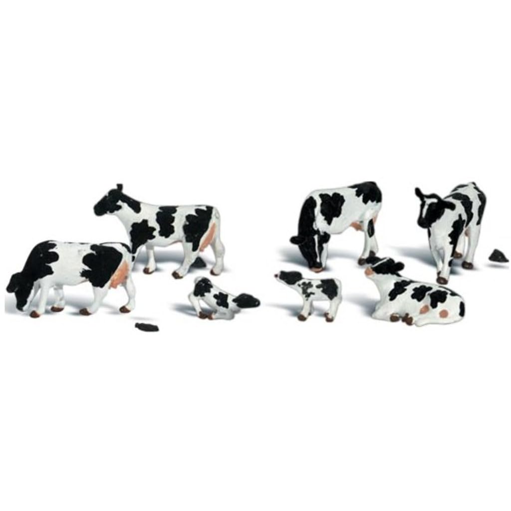 Woodland Scenics O Holstein Cows WOOA2724 vaches miniatures train echelle O décor champêtre