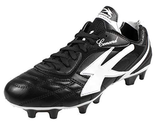 Men's Soccer Cleats Genuine Leather Authentic Concord Color Black S201XK2