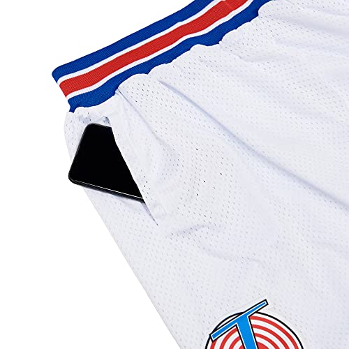 BOROLIN Mens Basketball Shorts Moive 90s Sports Pants with Two Pockets3