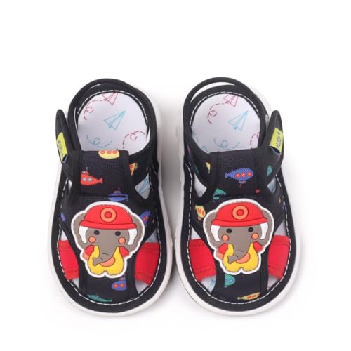 Baby Toddler Boys Squeaky Sandals Premium Rubber Sole Closed-Toe Non-Slip Infant Shoes Soft First Walkers Shoes2