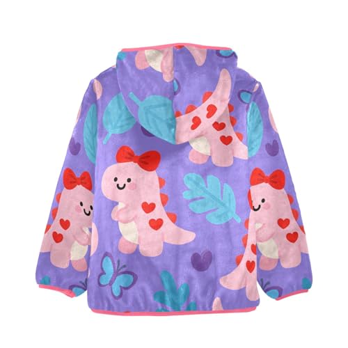 GuoChe Purple Background Boys Hooded Fleece Jacket2