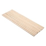 GLATTE HOLZSTANGEN: Sie müssen sich keine Sorgen machen, dass Sie mit diesen Holzstäben, den unbehandelten, glatt geschliffenen Holzdübeln, Splitter bekommen oder sich verletzen.