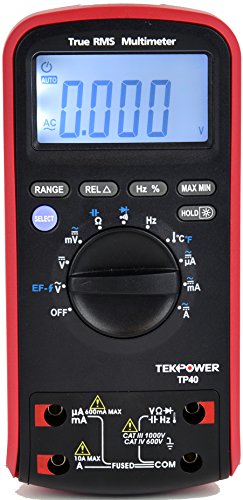 Tekpower Tp40 6000 Counts True Rms Digital Ac/Dc Auto Range Digital Multimeter With Relative Measurement And Ncv Features For General Purpose… #TOP18