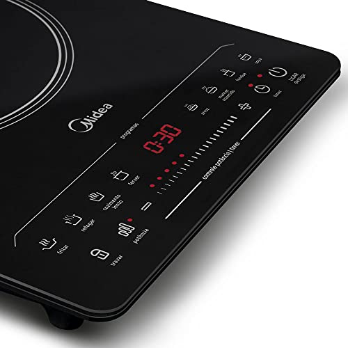 Cooktop de indução portátil 1 Boca 127V, Preto glide