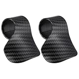HYTROVE Gasgriffhilfe Motorrad mit 2 Stück Gasgriffclip aus Abs Schwarze Motorrad Gasgriffklemme mit Schlangenhautstruktur zur Reduzierung der Handbelastung und Einfacher Installation