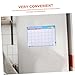 OSALADI Magnetic Whiteboard Fridge Calendar Dry Erase Memo Board for Kitchen Planning 16x12 Inch Magnetic Reminder Schedule Board Markers