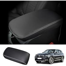 Center Console Cover for BMW X3 2018-2024/for BMW X4 2019-2025, for BMW X3 X4 sDrive30i/xDrive30i/M40i/M, Waterproof&Comfy Leather Armrest Cover 2021 2022 2023 2024 X3 X4 Accessories
