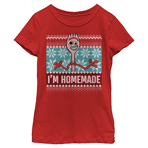 T-shirt Toy Story Forky de Noël t-shirt pull moche de fête pour fille