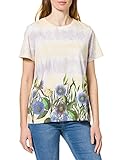Floral Camouflage Desigual TS_Oslo Camiseta, Blanco, M para Mujer