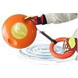 Professionelle Wassersicherheits-Rettungsscheibe mit 40 m hochfestem Seil, 150 kg Tragkraft, tragbares Rettungsgerät für Bootfahren, Kajakfahren und Küstennotfälle, 1 Stück