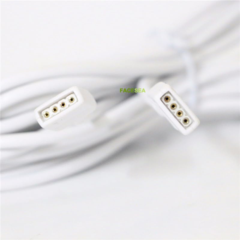 Wiring Connecting Terminals 10pcs 50cm/1m/2m/5m 4Pin Extension Wire Cable Cord Connector RGB LED Strip Connector Wire with Needles for 5050 3528 RGB Light - (Package: 10pcs 50cm)