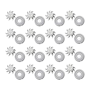 16PCS Shaver Replacement Blades for Skull Shaver Pitbull,Replacement Blade for Pitbull Gold PRO/Silver PRO/Platinum PRO/,Electric Shaver & Head Shaver Blade,Smooth Shave with Less Irritation