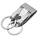 MEIYIN Stainless Steel Keyring Security Clip On Heavy Duty Belt Clip Keychain Belt Key Hanger for Men
