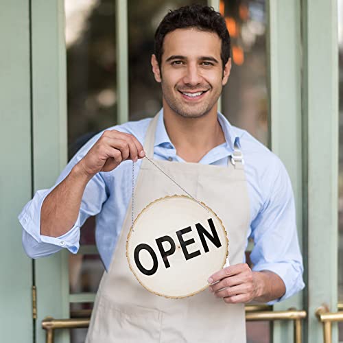 Sancodee 8 Pcs Large Unfinished Wood Slices, 8-9 Inches Wood Slabs For Centerpieces Natural Wooden Circle, Diy Wood Centerpieces For Tables Wedding Party Door Sign Decor #TOP6