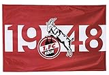 Maße: ca. 100 x 150 cm 1. FC Köln Fahne/Stockfahne ** 1948 ** 150 x 100 cm 5040045
