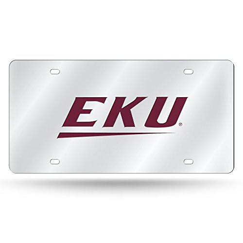 Rico Industries NCAA Eastern Kentucky Colonels Laser Inlaid Metal License Plate Tag