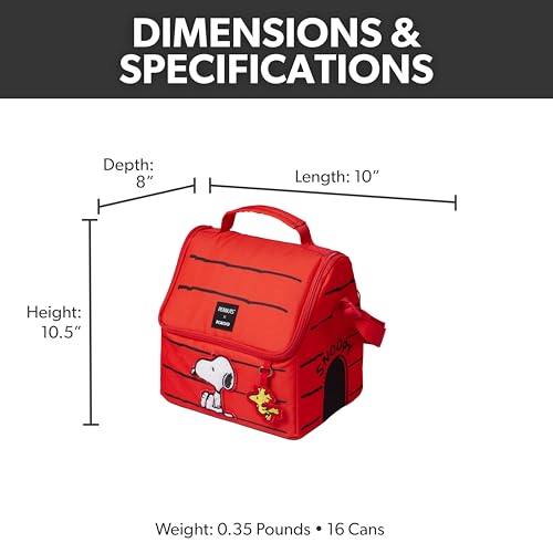 Image of Igloo Snoopy's House 16-Can Lunch Pail